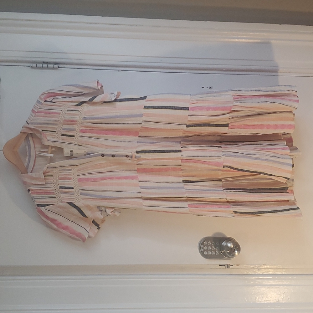 Anthropologie Georgina Tiered Shirtdress